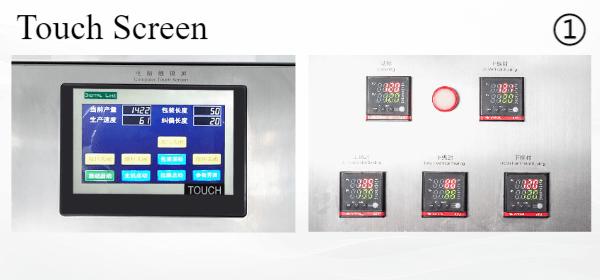 1.PLC controller and colour touch screen,all parameters can be set onthe control panel,easy to operate,anguage switchable.JPG