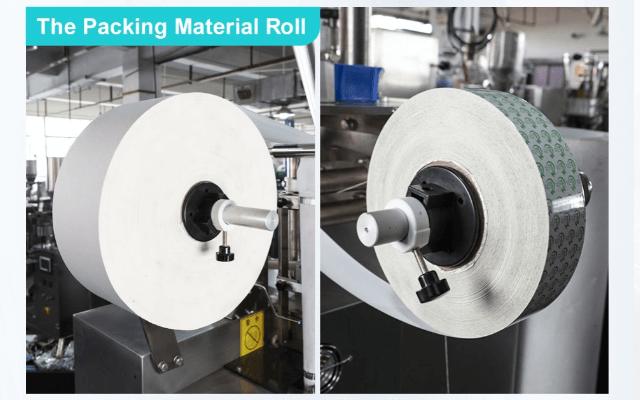 2.The Packing Material Roll：The inner tea bag,outer envelope and label are all formed on machine.JPG