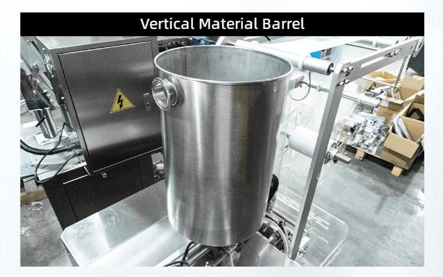 3.VerticalBarrelcapacityRequlatorThe filling capacity can be adjusted through the knobranging from approximately 3 to 100 gram.jpg