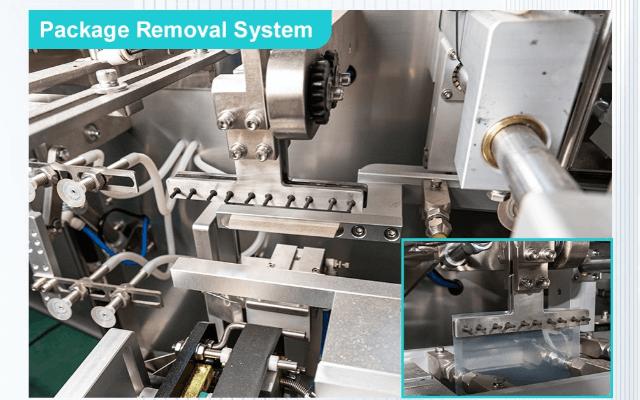 6.Package Removal System：The bag is removed from the bag rack by the manipulator andtransferred to the next step.jpg