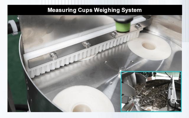 Measuring cups Weighing System：The weighing system weighs the material by controlling its volumeIt has high speed and good cost performance..jpg