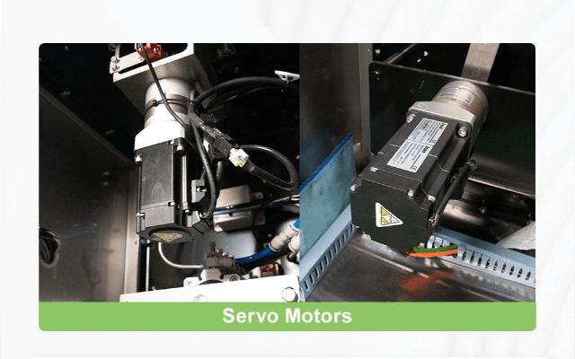 4.Servo Motors：Servo motor controls feeding and sealing, faster and more accurate.jpg