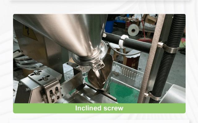 2.Inclined screw：The design of the inclined screw helps prevent material blockage duringfeeding and ensures the continuity of the production process..jpg