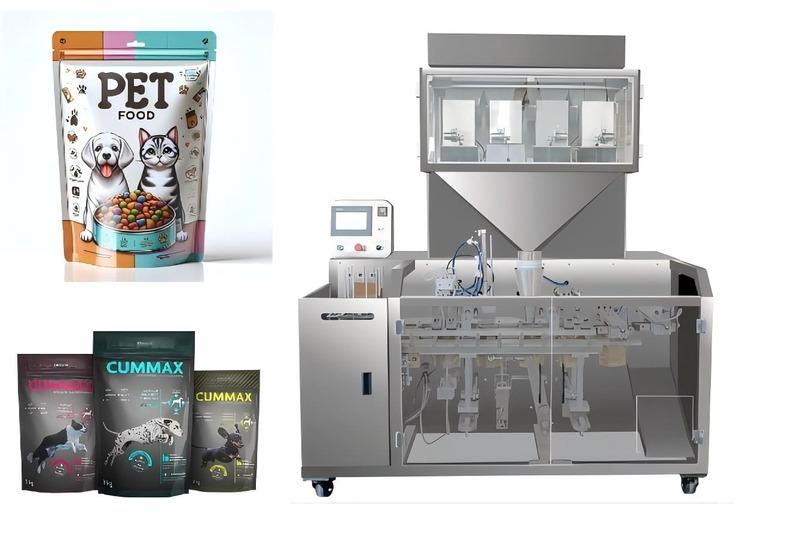 Pet food zipper bag packaging machine