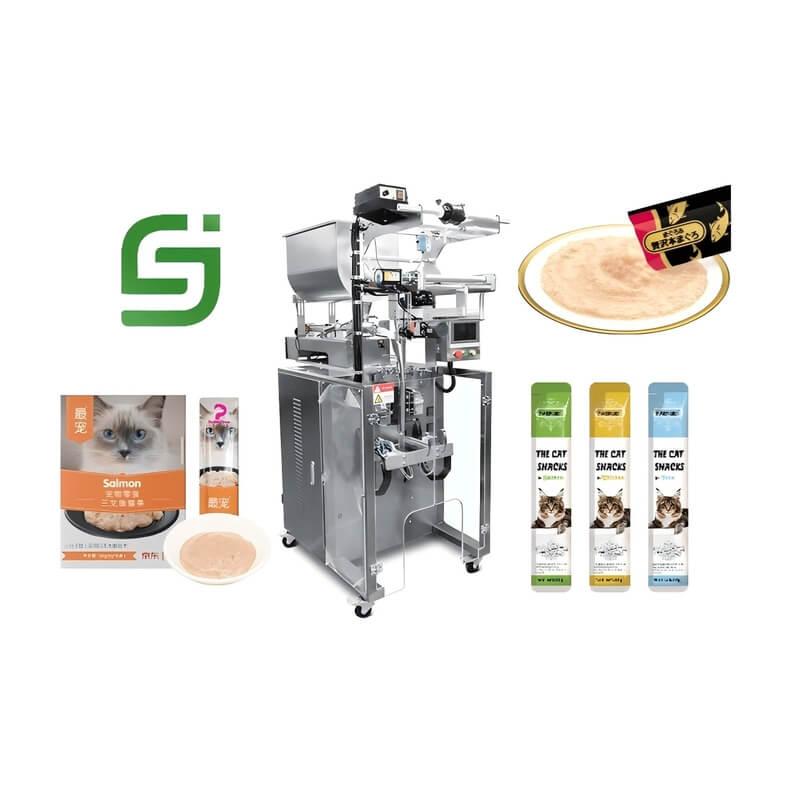 YS-65J Automatic Vertical Cat Liquid Wet Snacks Stick Sachet Packing Machine